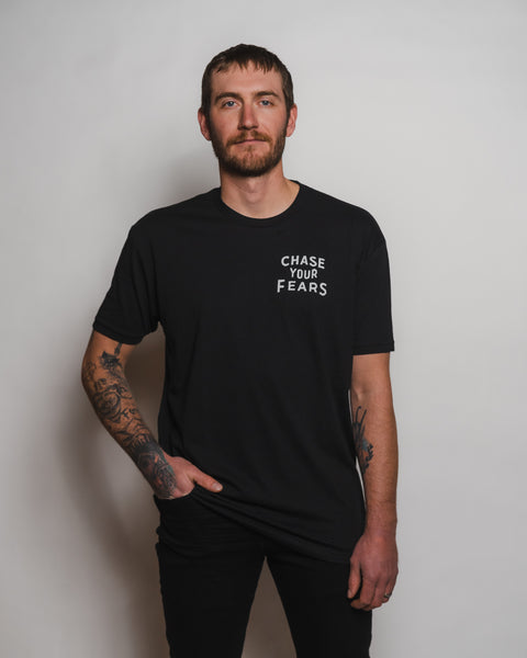 Chase Your Fears Tee – Go Fast Don't Die