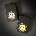 Abraham Winkin' Zippo Matte Black